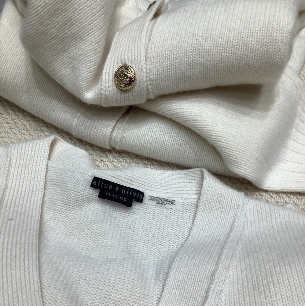 Alice + Olivia Atticus Cashmere Cardigan View 5